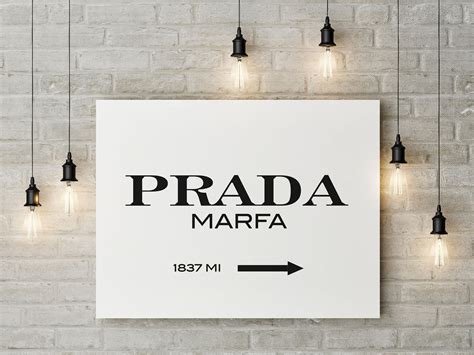 poster prada marfa comprar|Prada marfa print.